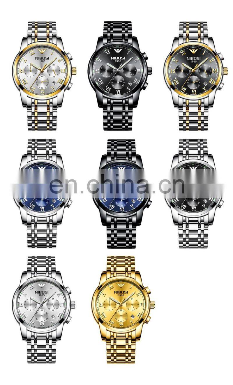 NIBOSI Wrist Watch Men 2020 Top Brand Luxury Famous Wristwatch Male Clock Quartz Watch Quartz-watch Relogio Masculino 2301