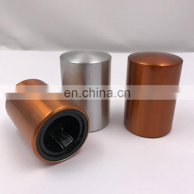 Custom Wholesale Beer Bottle Cap Catcher Metal Aluminum Automatic Bottle Opener