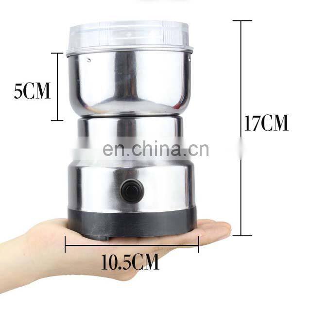 2021 Portable Stainless Steel Grinder Coffee Spice Nuts Grains Bean Mini Electric Grinder