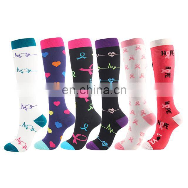 Men Women Varicose Athletic Fun Stocking Compression Sport Socks