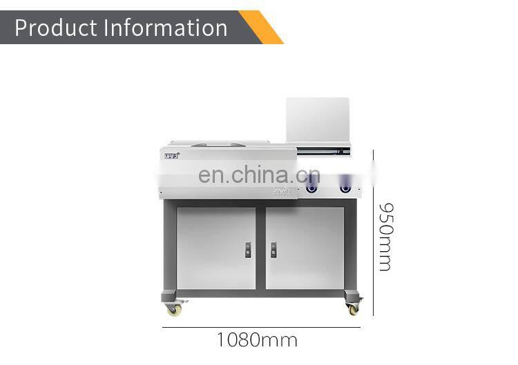 SPB-55HA4 Low Price 280 Books/Hour A4 Manual Glue Exercise Book Binding Machine