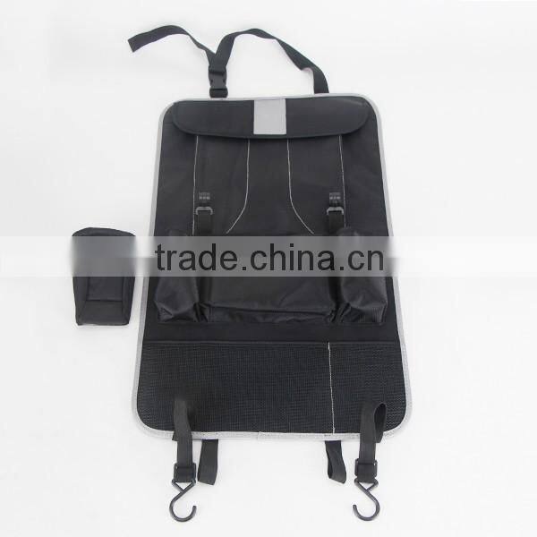 Deluxe 1680D Car Organizer Set Include Backseat Car Organizer For ipad And Air Vent Car Pouch