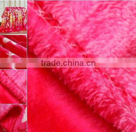 2013 hot sale! 100% polyester super soft solid color/printed dyed flannel baby blankets