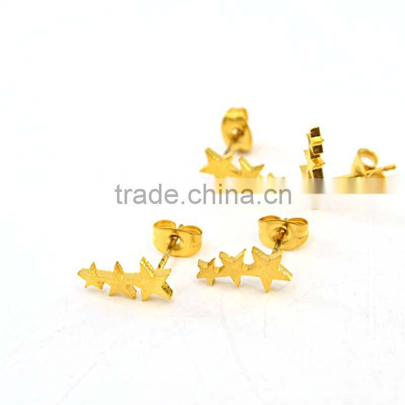costume jewelry ladies earring designs picture gold stars earring