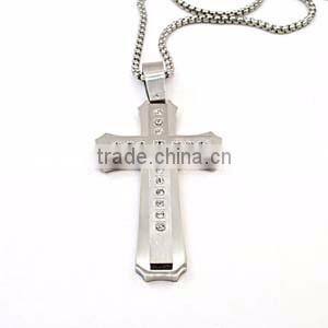 Custom logo wholesale cross pendant bulk sale believer cross pendants with diamonds