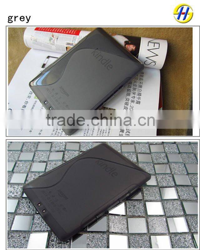 TPU soft cell phone accessories For Amazon Kindle 4 Streamline S Type TPU Case