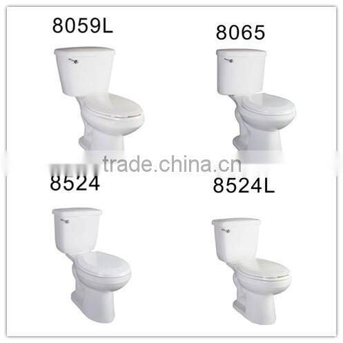 Classical Floor Mounted Two Piece Ceramic cheap WC toilet sanitary8504