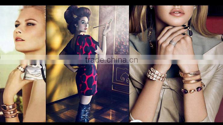 2015 new equilibrium bangle costume rose gold jewelry bangle plain gold bangles for this summer season