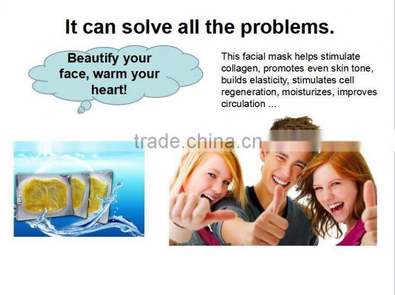 24k gold leaf facial mask gold collagen deep moisturizing Facial Mask