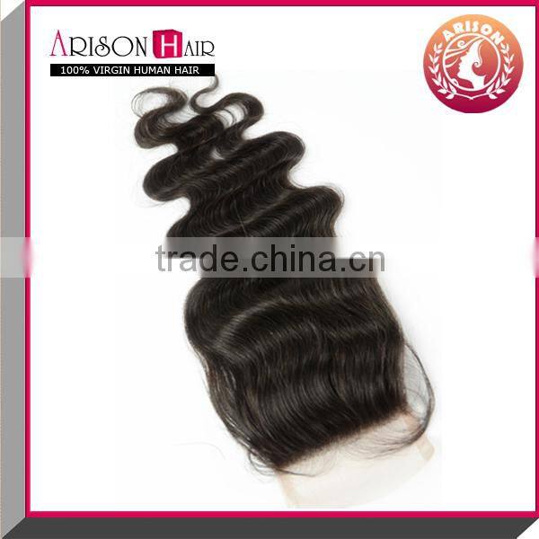 good reputation hair closure in body wave first class hair lace closure