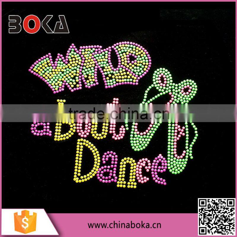 OEM colors rhinestone motif