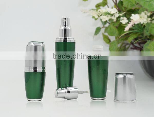2015 Popular Unique Plastic serum Bottle with Lotion Pump Sprayer