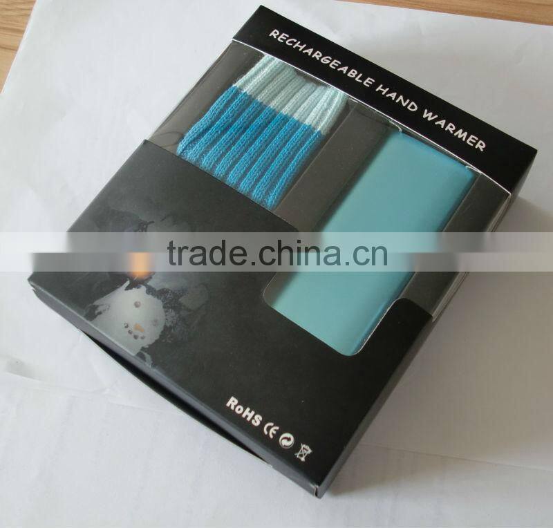 Popular USB Rechargeable hand warmer cheap price hand heater power bank