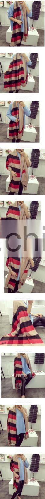 Autumn Winter Fashion Classic Scotland Plaid Acrylic Cashmere Shawl Scarf Pashmina