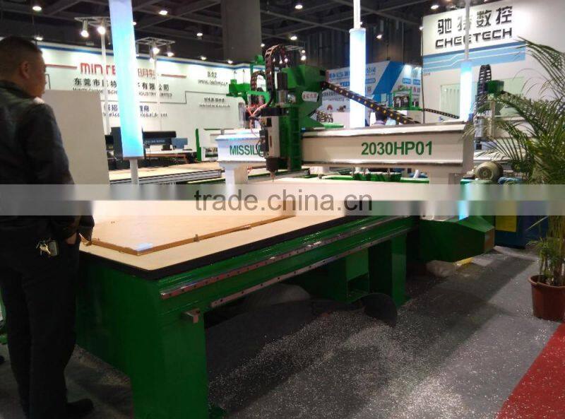 jinan MISSILE 10feet x 5feet cnc router machine for aluminum parts