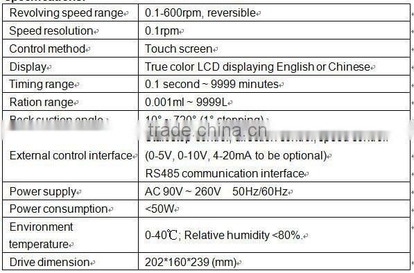 Honey Constant Transfer Peristaltic Pump