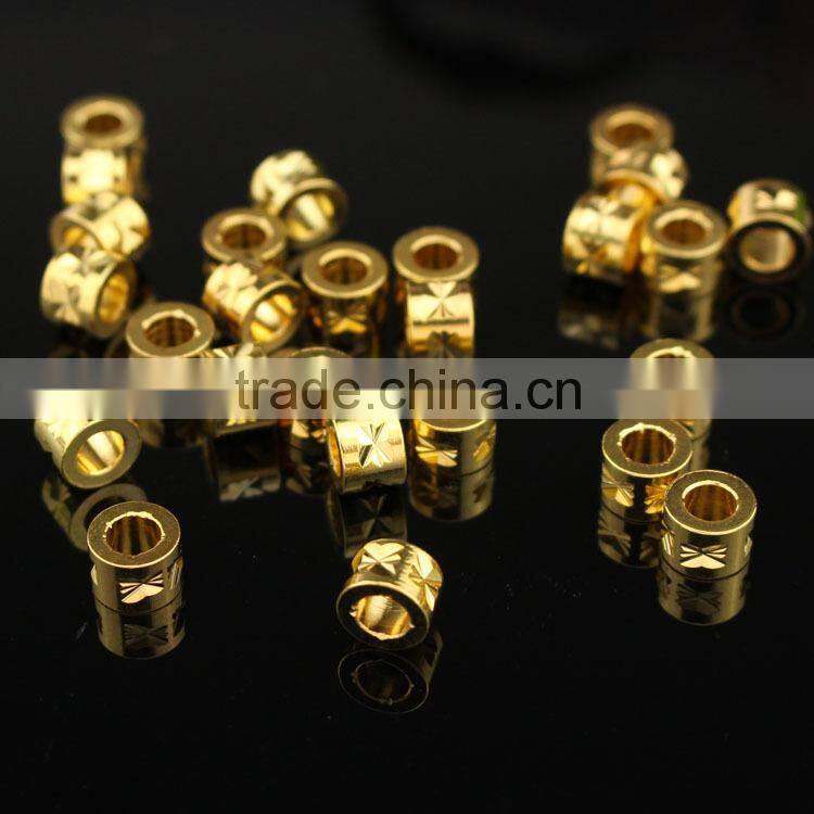 JS1230 Wholesale 4mm gold bicone spacer beads