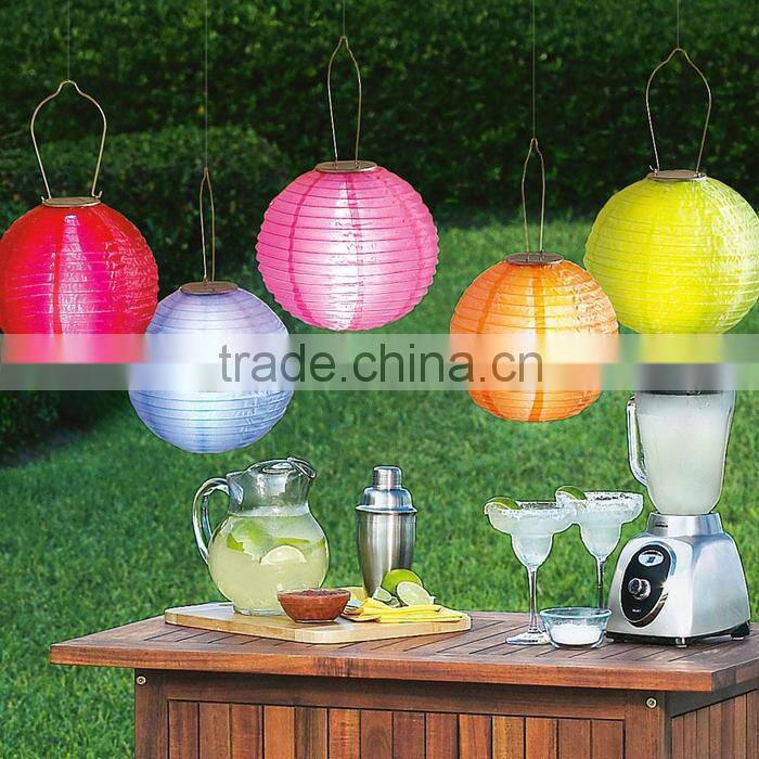 solar fabric lantern
