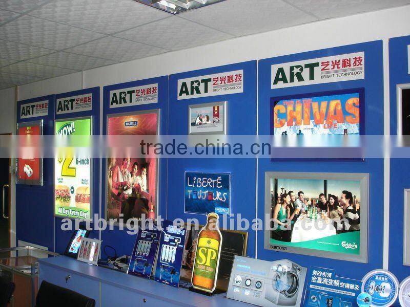 Advertising indoor el animation poster