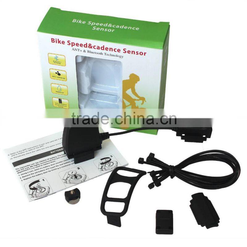 Bluetooth ANT+ Bike Cadence Sensor Bicycle Speed Cadence Sensor