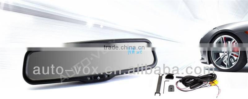 4 inch roof car lcd monitor with 2 temperatures sensors and compass