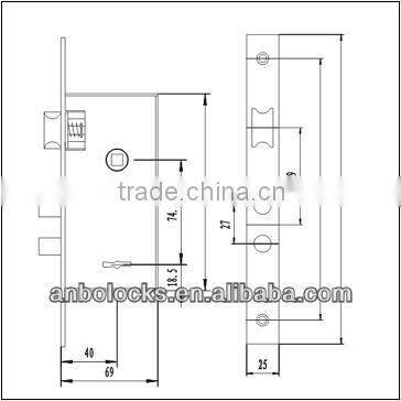 truck body door lock