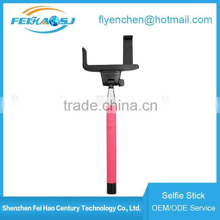 2016 whole selfie stick wireless selfie stick selfie stick with bluetooth shutter button