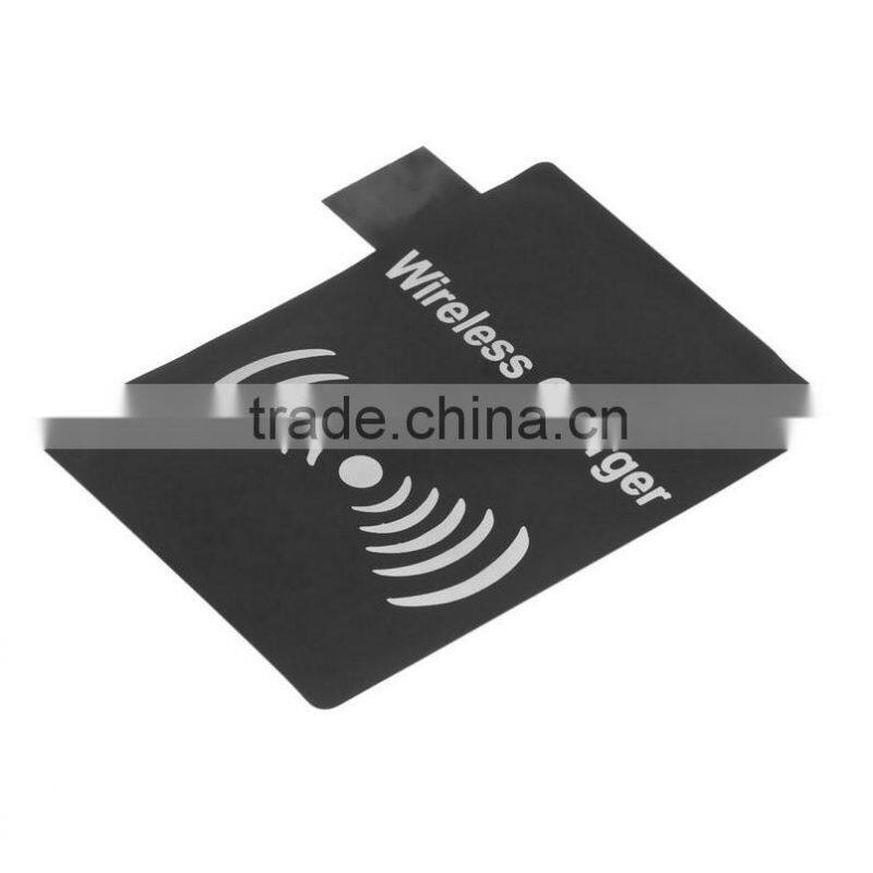 Qi Wireless Charger Receiver Card Black for Samsung Galaxy Note3 III N7100 Wholesale