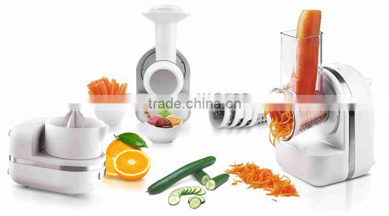 Homemade frozen best fruit ice cream maker, electric spiral slicer, citrus juicer 3 in 1, As Seen On Tv