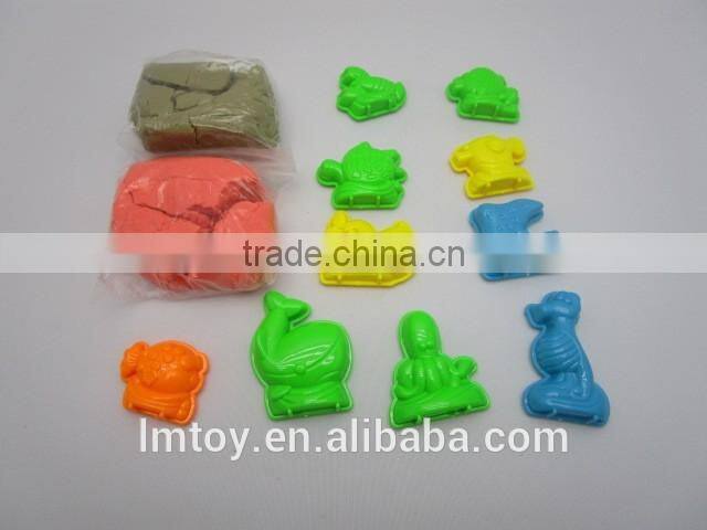 Great Funny Halobios Sand play Toys For Kids (3D effect sand &10 mold toys)