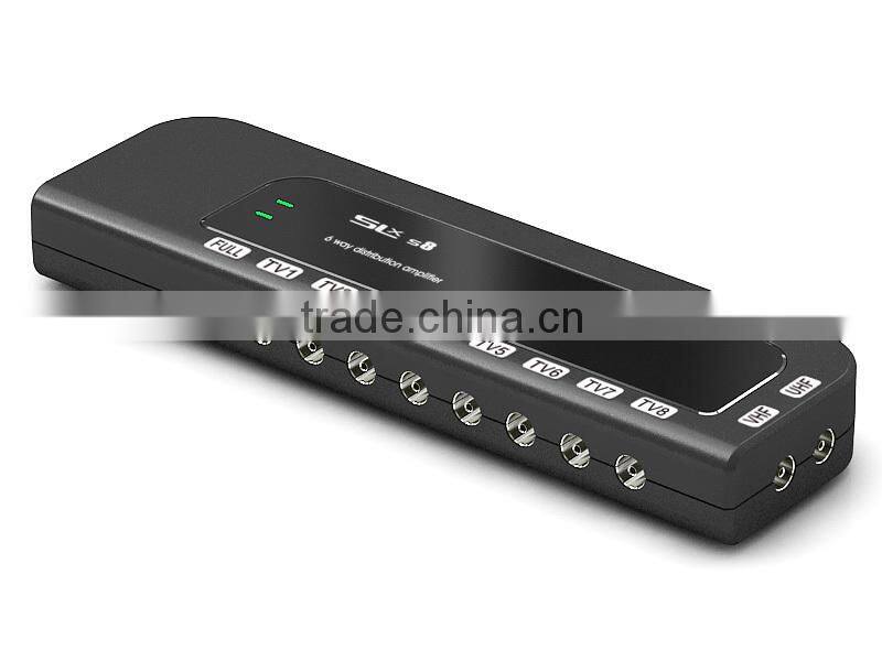 8+1 Way VHF UHF digital TV antenna amplifier