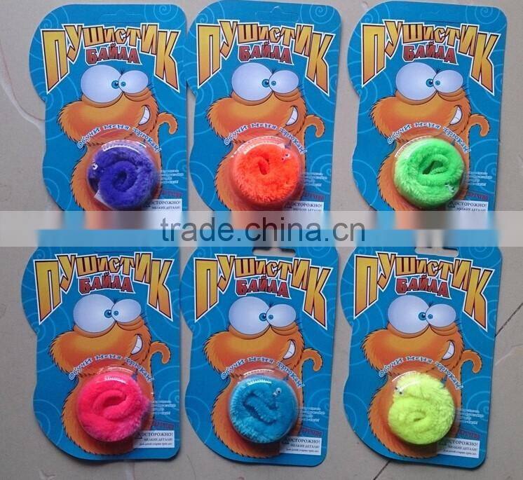 2016 Italy mr fuzzy magic twisty toys 2pcs per blister magic worm tricks