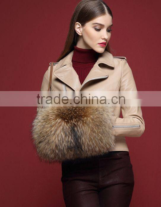 YR785A Hot Sale Winter Hand Warmer/Real Fur Hand Muffs New Arrival