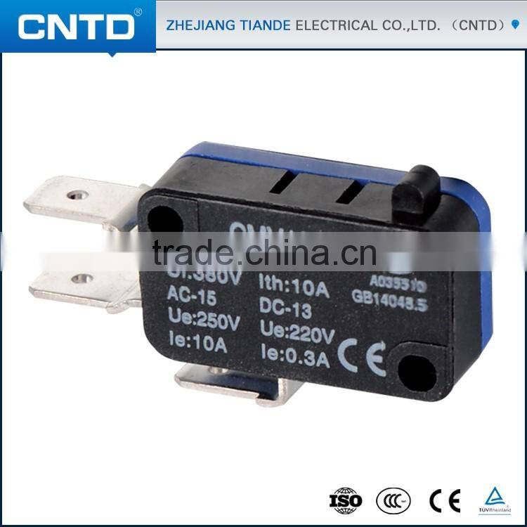 CNTD China 10A/250VAC Button Type Miniature Micro Switch IP67 (CMV-100C)