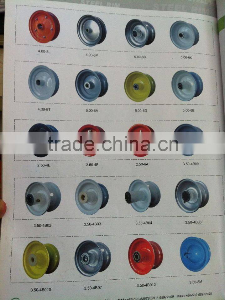 High Quality manufacturer metal rims 6"