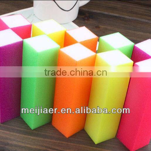 Fluorescence Color Neon Nail Sanding Block Mini Nail Sanding Block