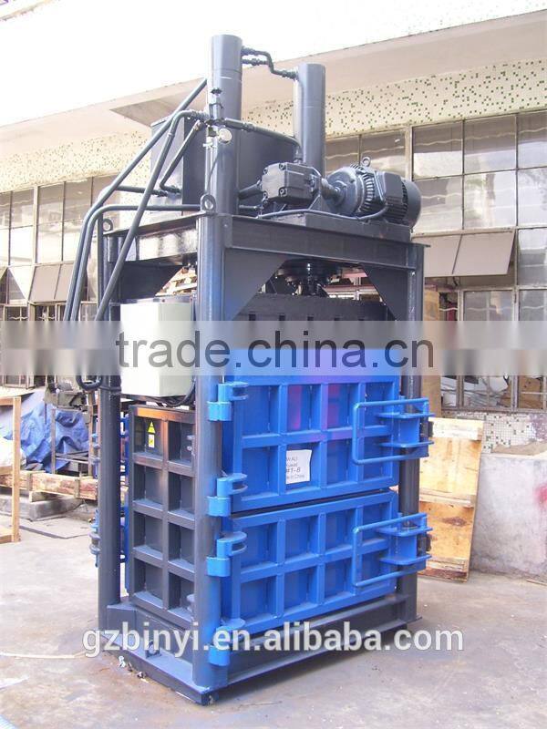 waste paper baling machine , waste plastics vertical compress packing machine