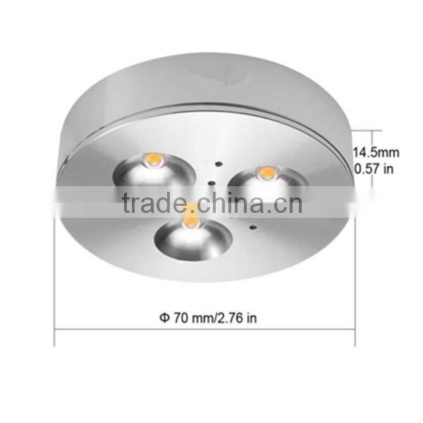 3Watt LED Puck Light for Cabinet Lighting
