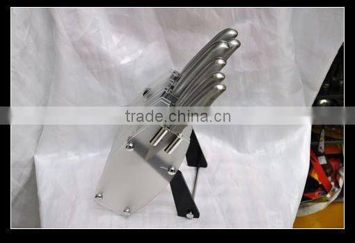 Kitchen tools/7 pcs kitchen knife set w/stand