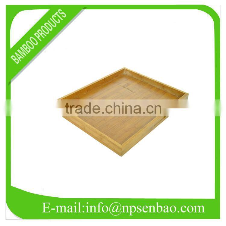 Multi-functional square bamboo tray / Square bamboo tray