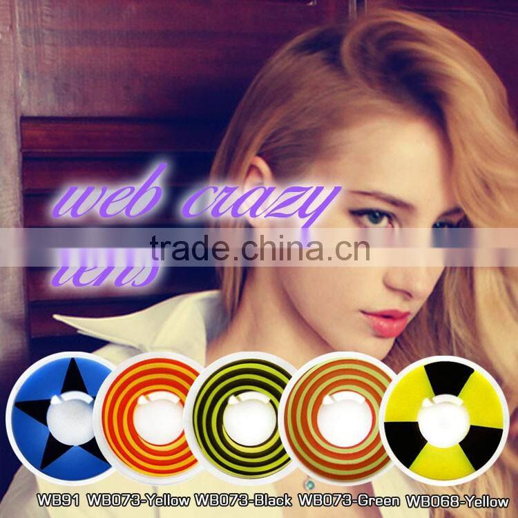 Hot selling Halloween contact lenses in 2016 Freshweb Wholesale Crazy contact lens supplier