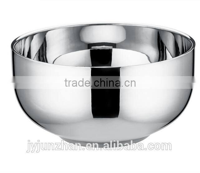 Stainless Steel salad bowl with nice design and high quality made by Junzhan Factory directly
