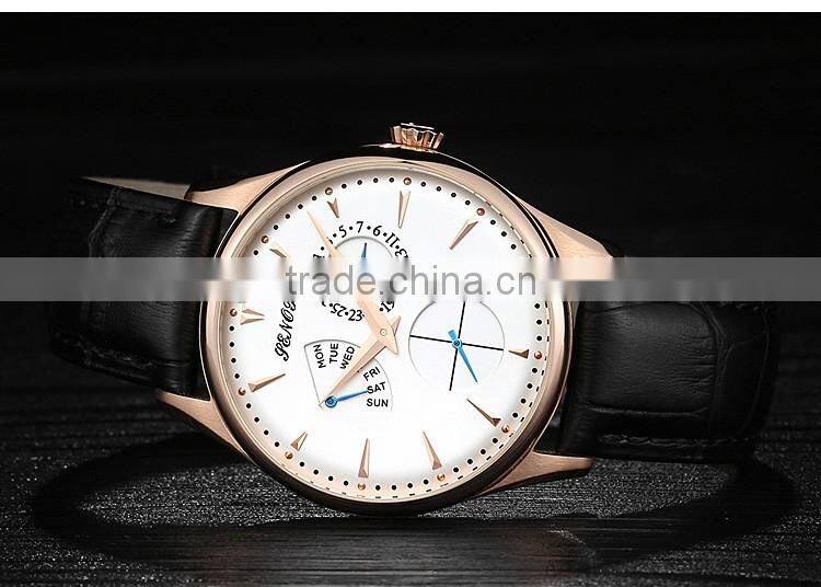 2016 High Quality Fashion Style Waterproof Stainless Steel Wrist Watches Men