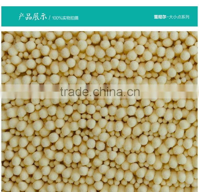 Eco-friendly soft chenille carpet bath mat 43X61CM