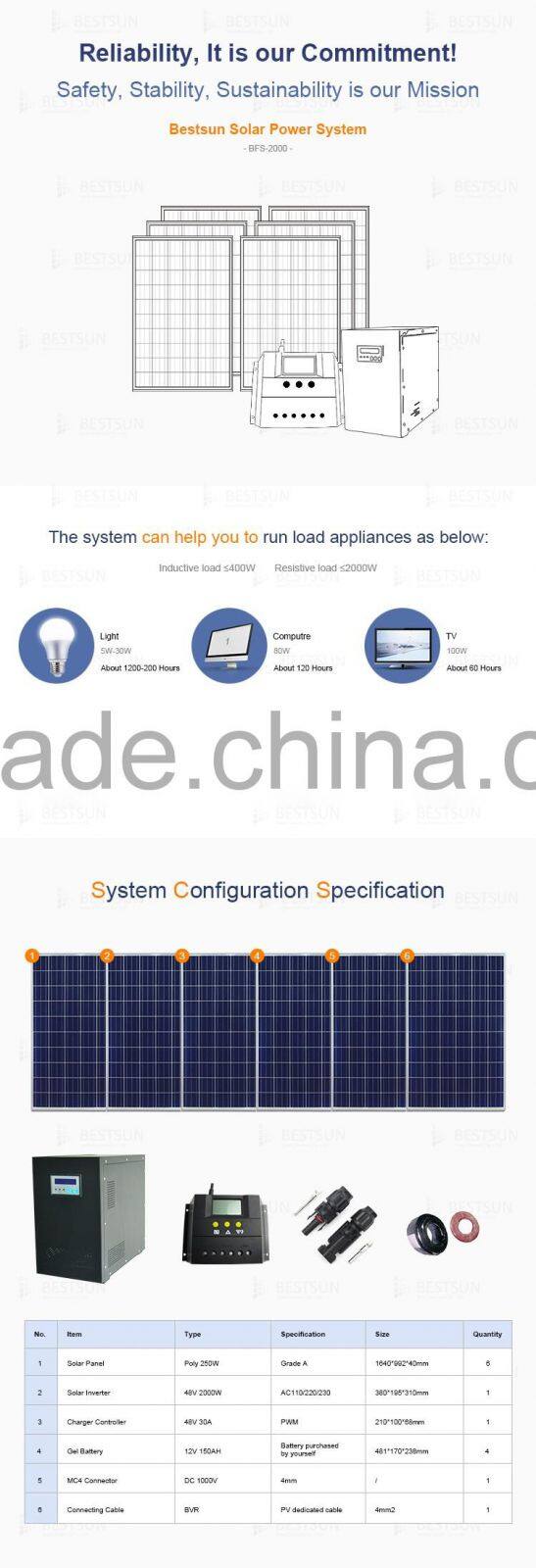 Hot sale solar home system solar power ,solar powergenerator,solar power inverter