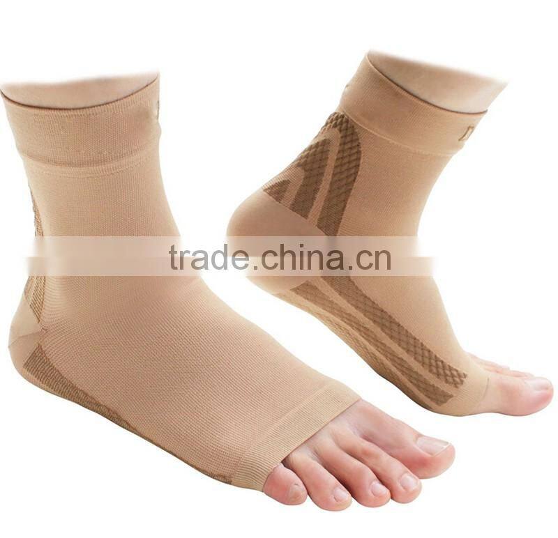 Custom Kinds Of Medical Sport /Sport Running Compression Sock 15mmHg