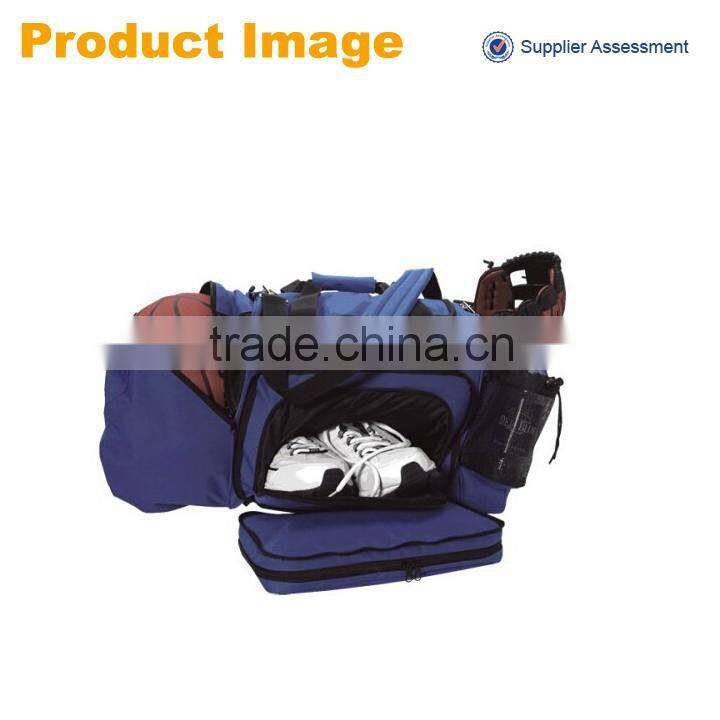 alibaba China wholesale large gym duffle bag with shoe compartment for men