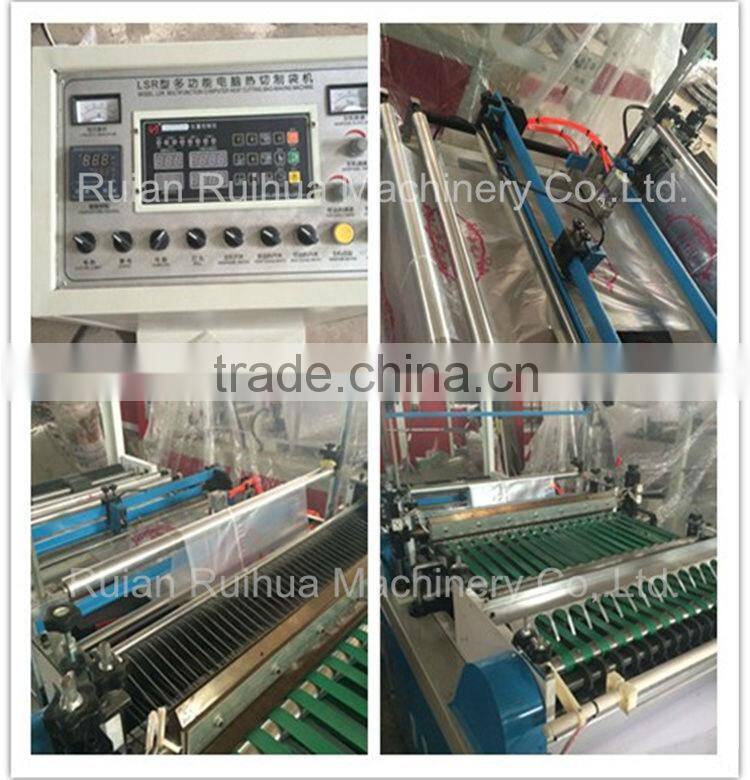 Heat Sealing and Cutting Poly Bag Making Machine Factory
