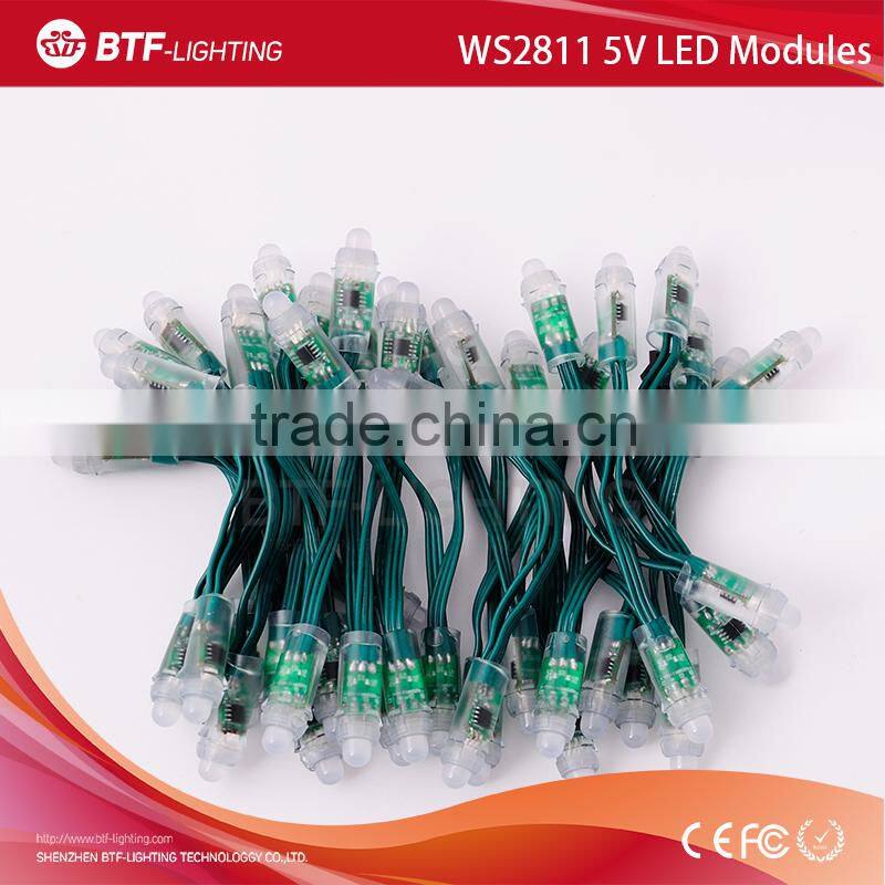 WS2811 pixel led module 5V IP68 waterproof White Wire
