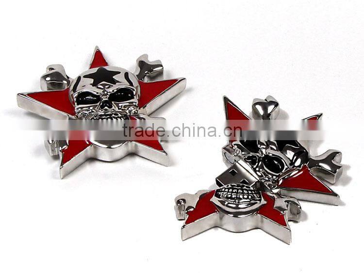 2015 BSCI report skull metal custom metal usb gift box